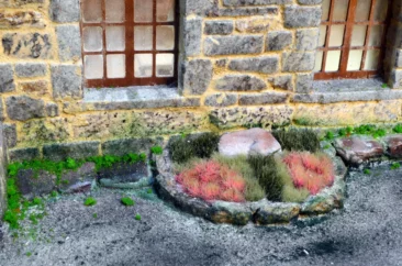 Chateau de Dol-de-Bretagne - Abords - Parterre Gde Salle