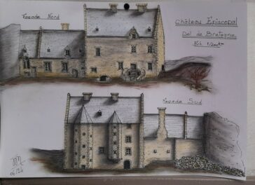 Chateau de Dol de Bretagne - Evolution