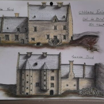 Chateau de Dol de Bretagne - Evolution