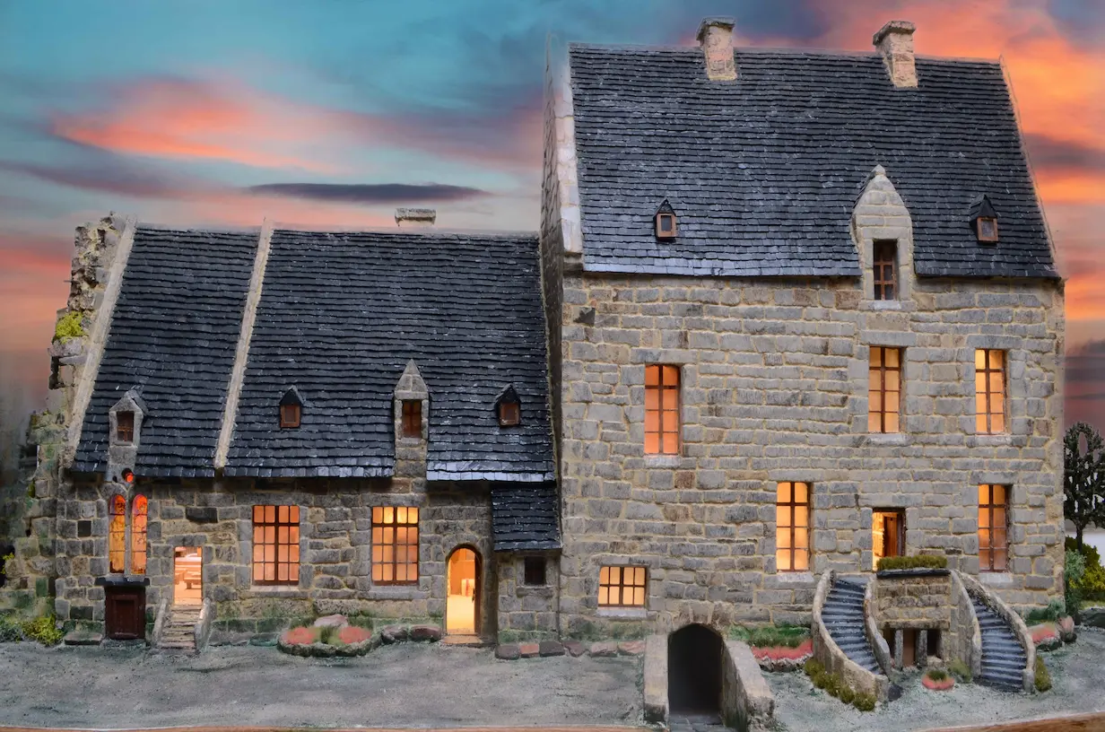 Chateau de Dol-de-Bretagne - Facade Nord - Crepuscule 02