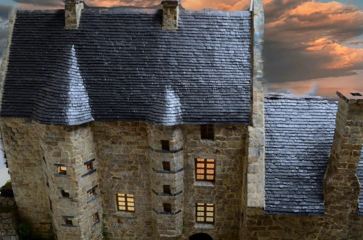 Chateau de Dol-de-Bretagne - Facade Sud - Logis