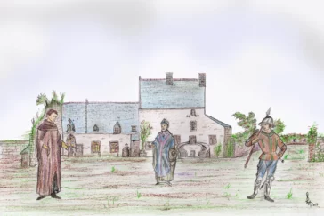 Chateau de Dol de Bretagne - Illustration de Patrick Amiot