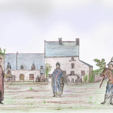 Chateau de Dol de Bretagne - Illustration de Patrick Amiot