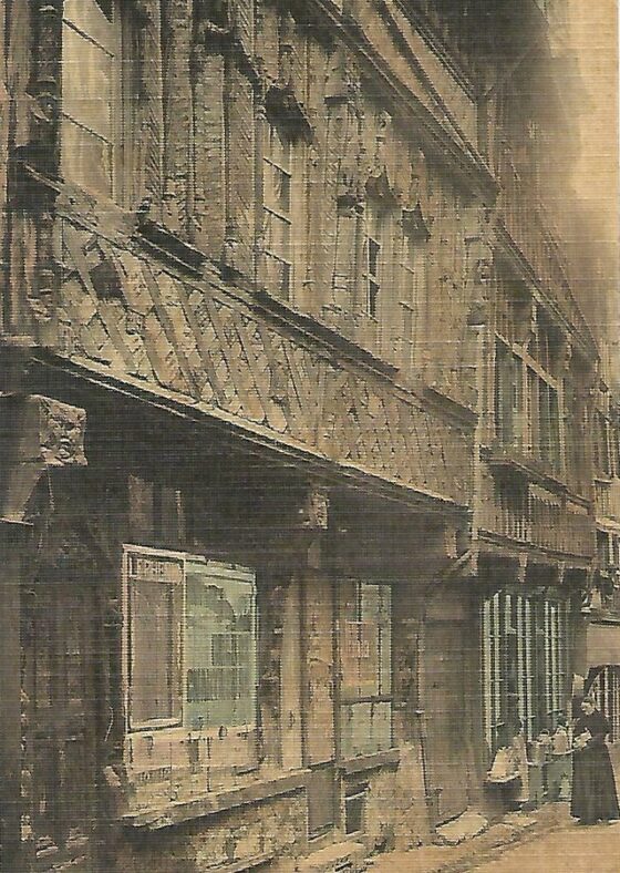 Manoir Francois 1er - Lisieux - Façade Avant en fin XIXème siècle